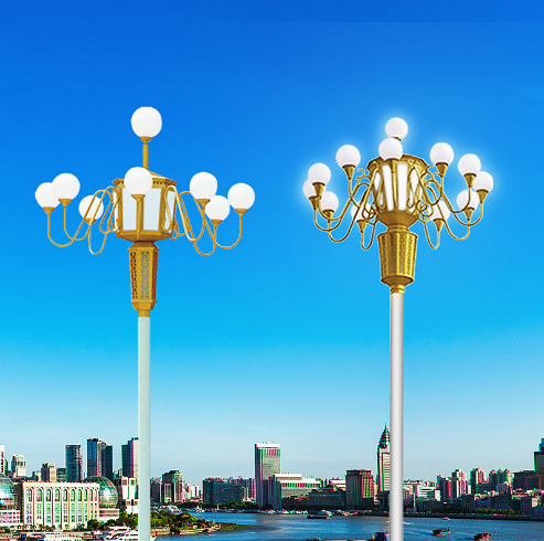 海口泉辉 厂家批发LED中华灯8-15米户外广场园林道路照明建设景观灯